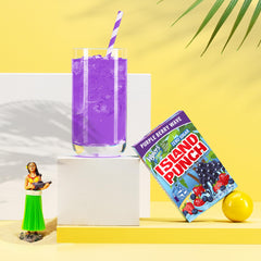 Wyler's Light Island Punch Purple Berry Wave box for travel hydration.