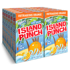 Wyler's Light Island Punch Singles To Go box displaying tropical flavors for on-the-go hydration