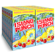 Wyler's Light Island Punch singles to go box on shelf for on-the-go hydration