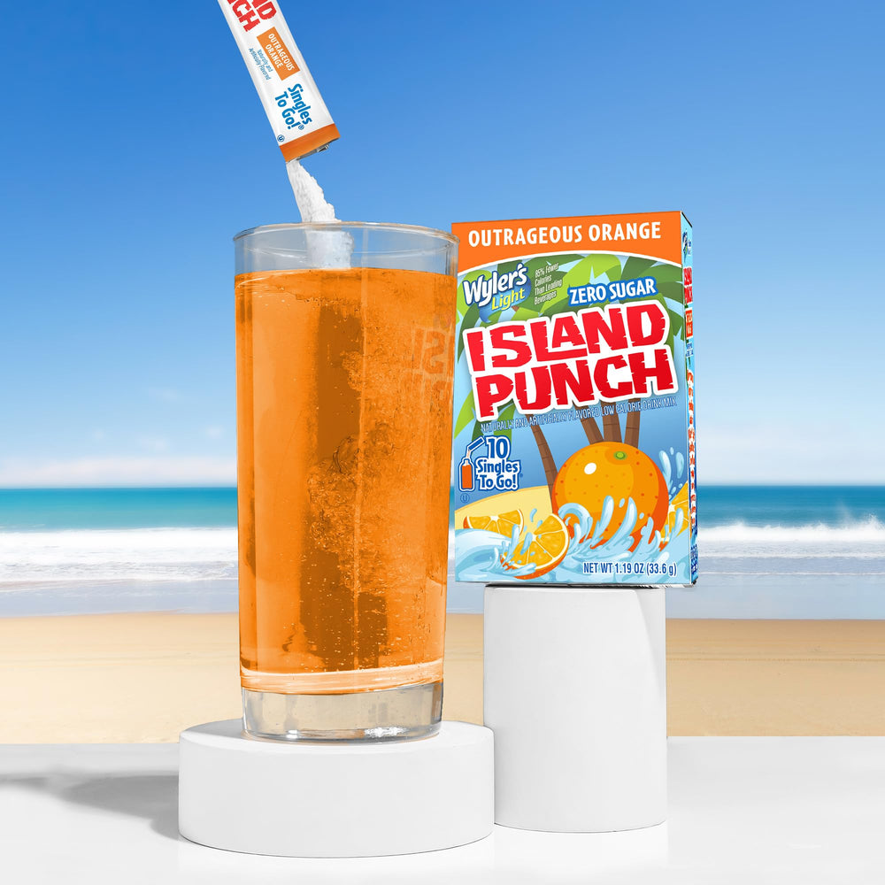 Wyler's Light Island Punch with Vitamin C content adds a refreshing hydration bump