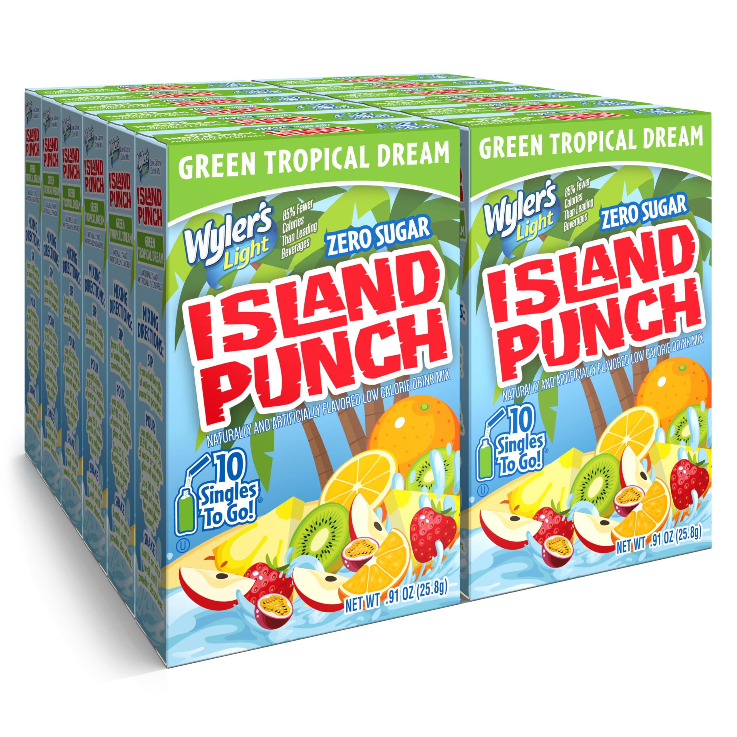 Wyler's Light Island Punch sticks pack for on-the-go hydration