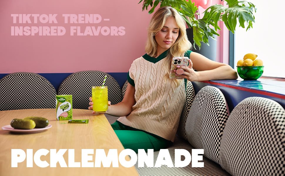 Wyler's Light Pickle Lemonade offers a light, low-calorie hydration option.