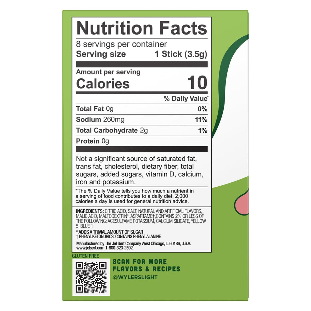 Wyler's Light Pickle Lemonade single-serve packets for quick flavor boosts.