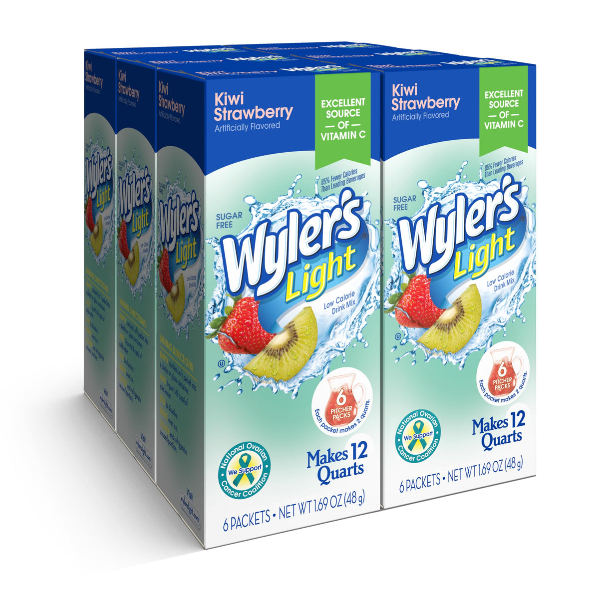 Wyler's Light pitcher packs front box showing convenient family-sized packaging.