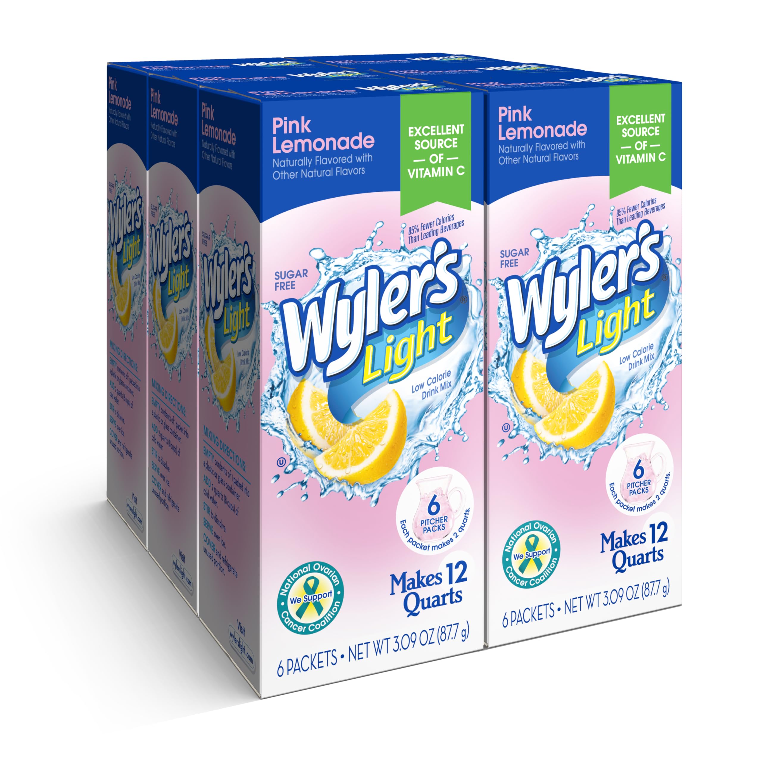 Wyler's Light Pink Lemonade boxes for easy family gatherings
