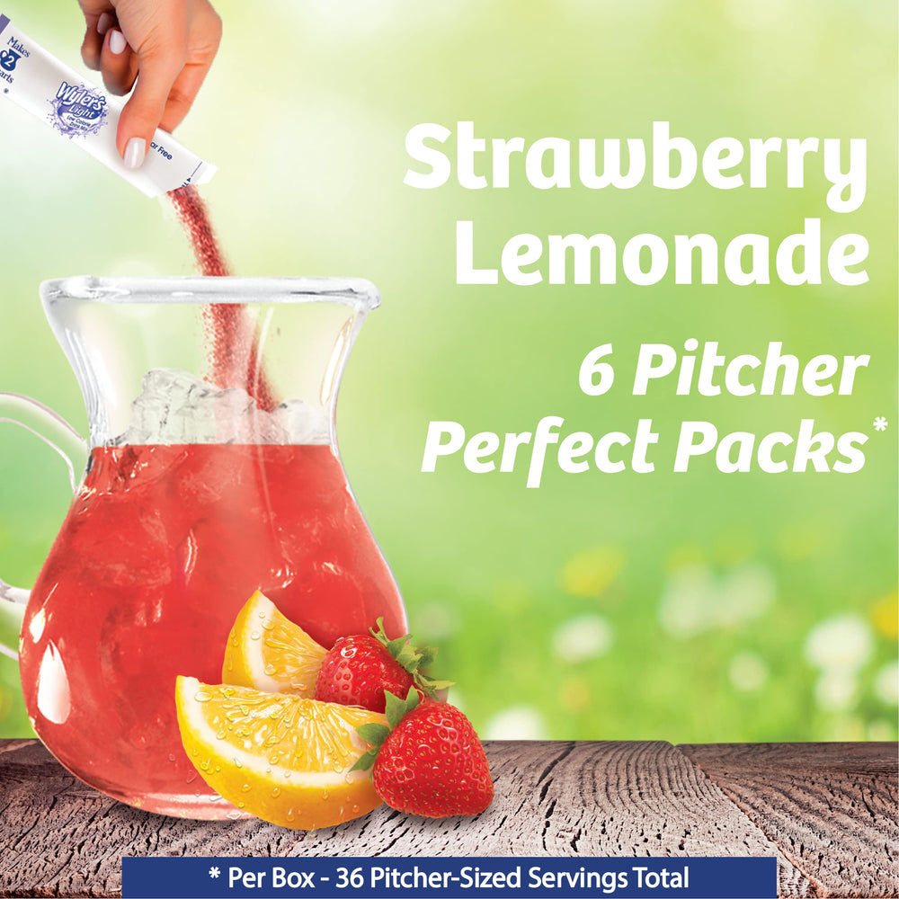 Wyler's Light pitcher packs on-the-go ready to flavor water at home or travel