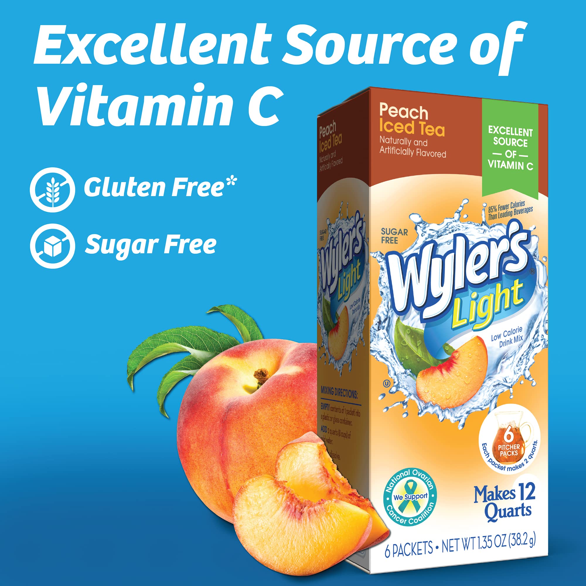 Pouring Wyler's Light into a pitcher for fresh flavor