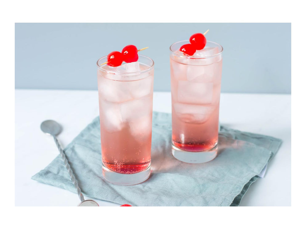 Enjoy classic cherry-ginger flavor anywhere with this low-calorie drink mix.