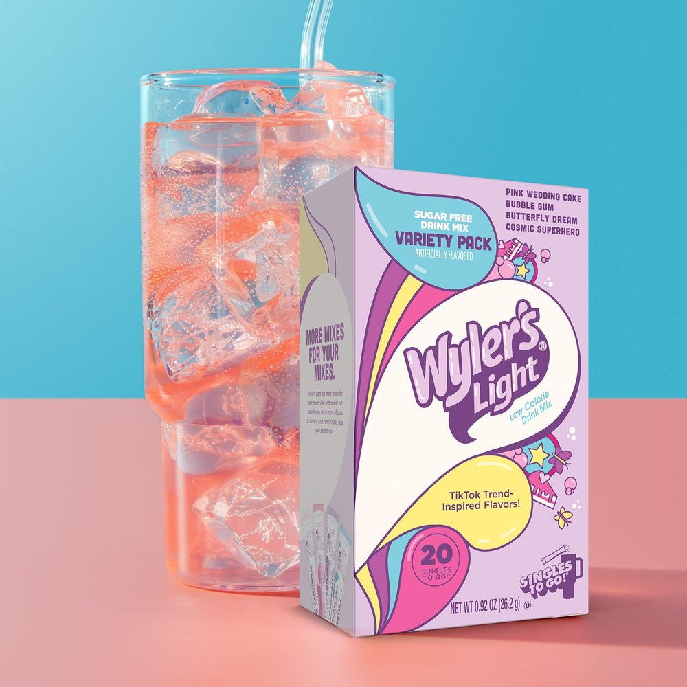 Wyler's Light Butterfly Dream packet delivers a fruity, uplifting sip.