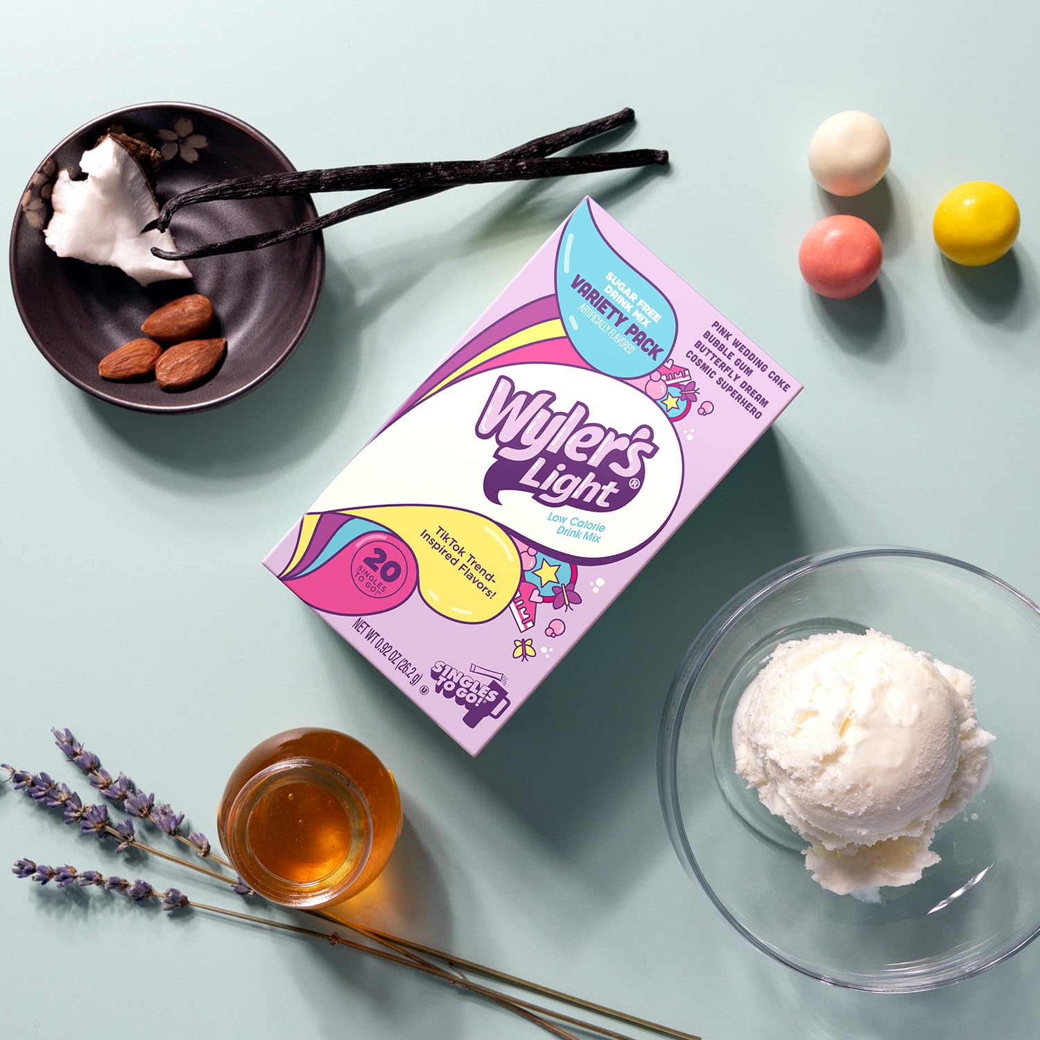 Wyler's Light Cosmic Superhero packet offers a bold, caffeine-free flavor.
