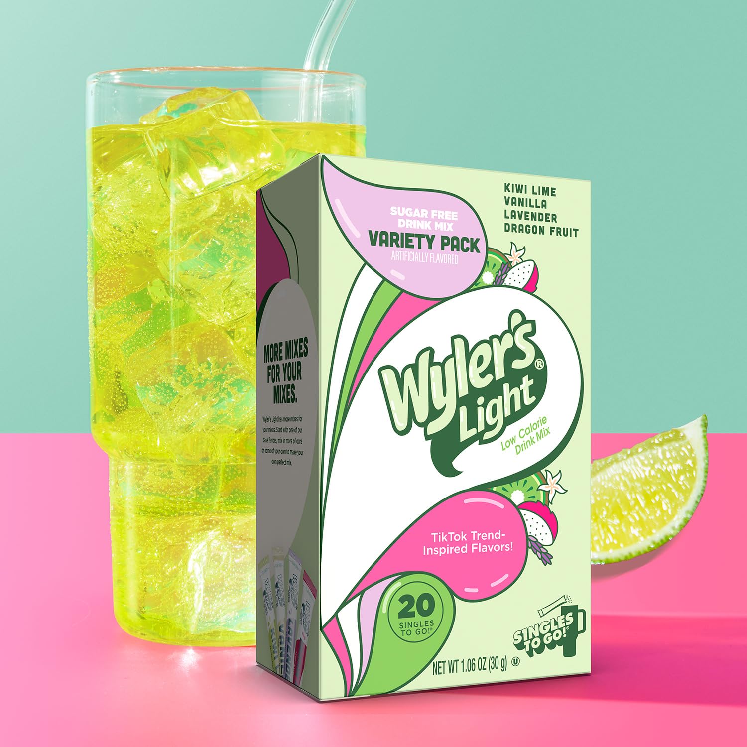 Wyler's Light Lavender ready to mix adds a floral note to water