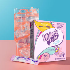 Wyler's Light Singles To Go Peach Ring flavor stick for travel hydration