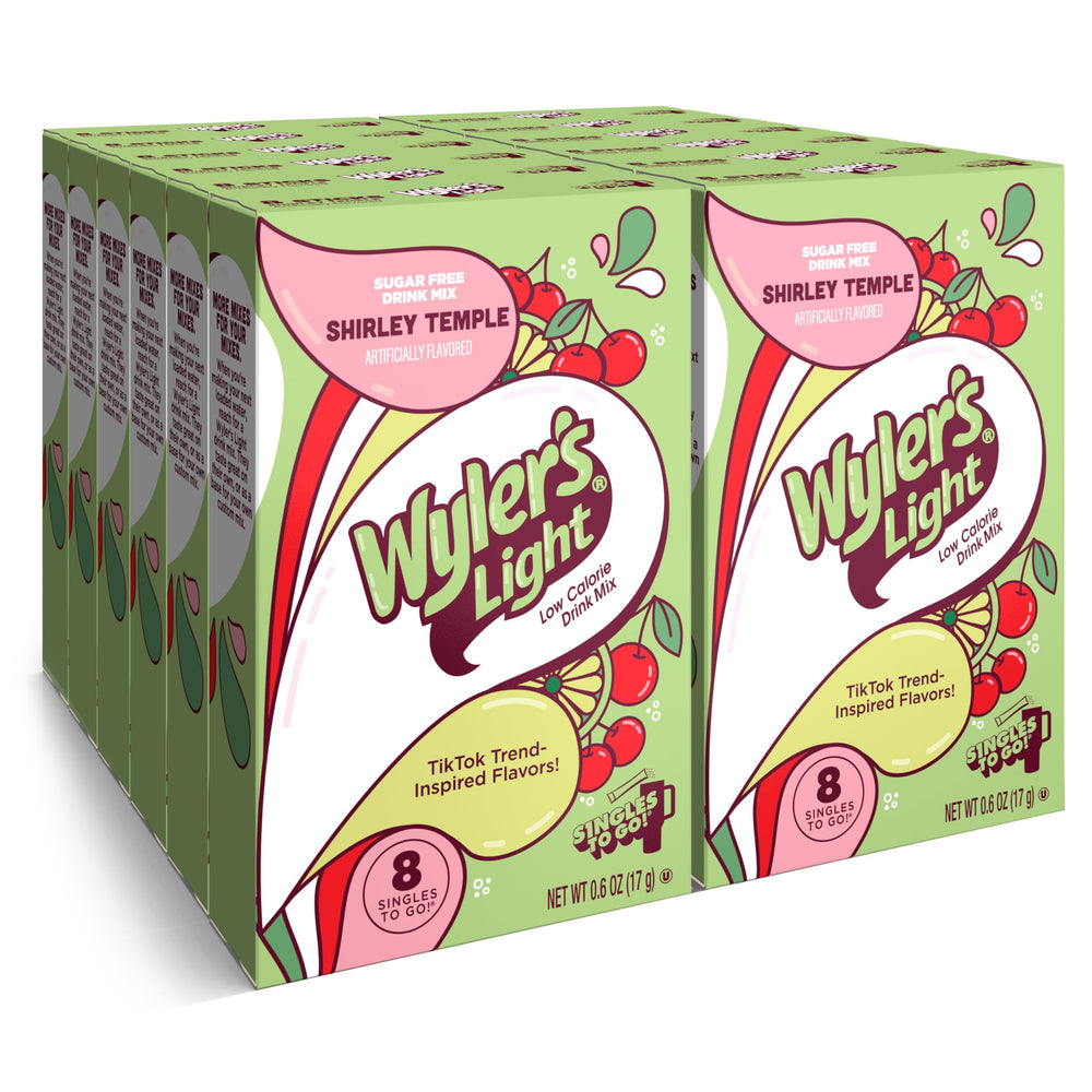 Wyler's Light Watertok Shirley Temple powder packet for quick water flavoring
