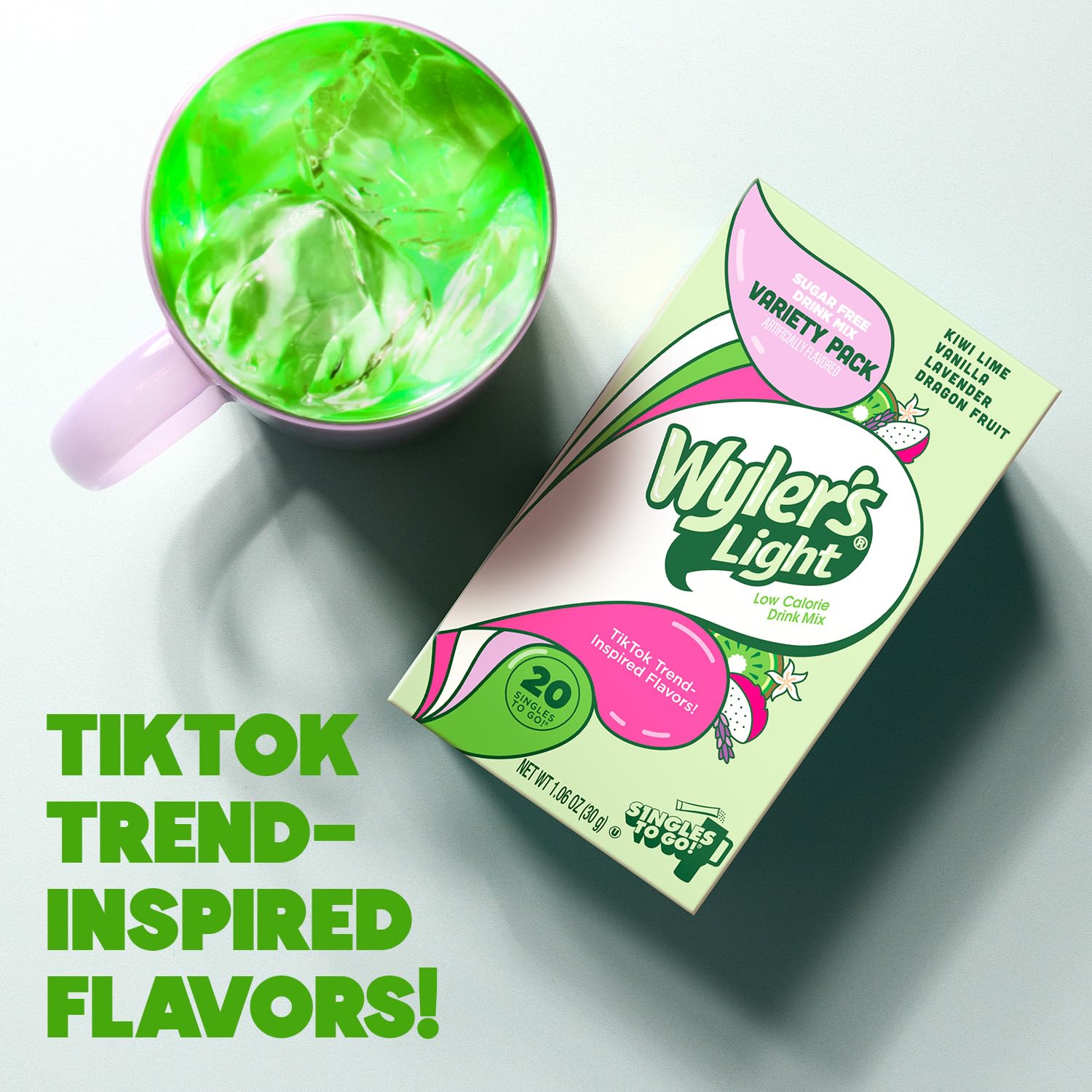 Wyler's Light on-the-go sachets keep hydration tasty