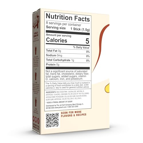Wyler's Light Singles To Go Vanilla contents shot, sugar-free flavor boost during workouts.