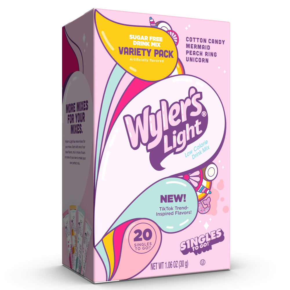 Wyler's Light variety pack to-go packet for trying four flavors in one box