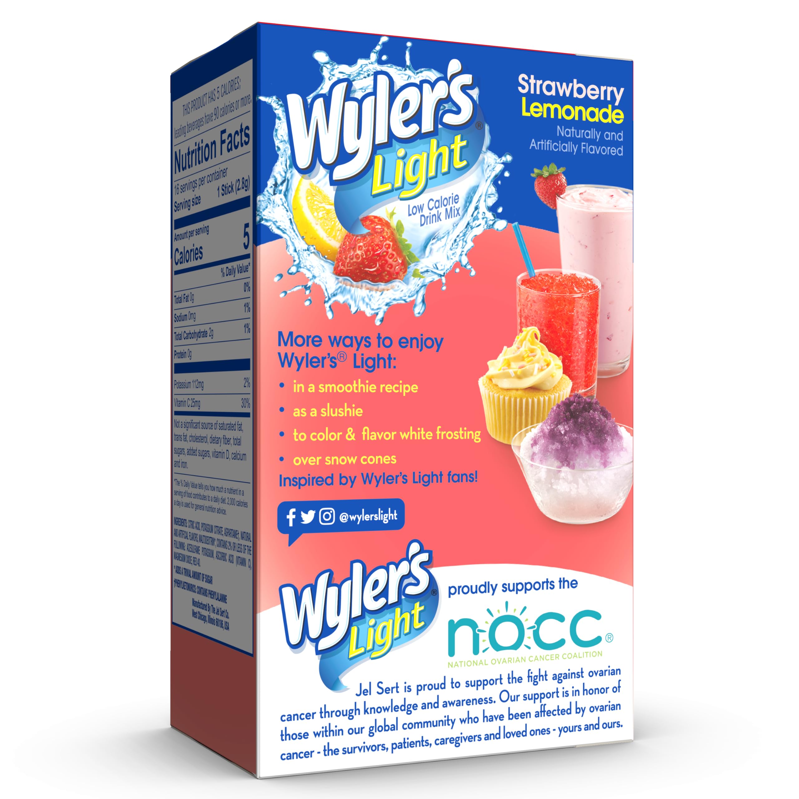 Vitamin C boost from Wyler's Light Singles To Go in zero sugar.