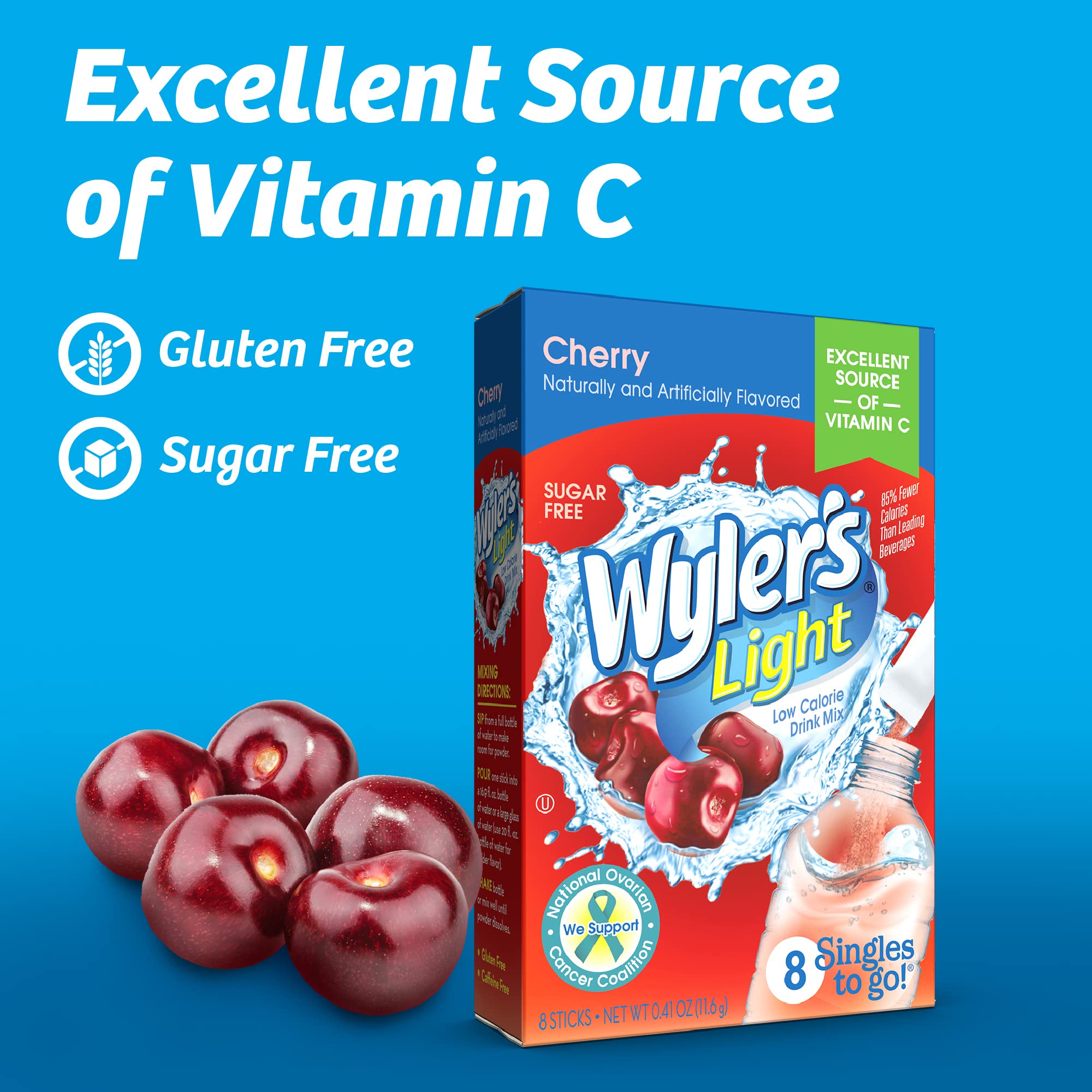 Wyler's Light mix-in in a water bottle for flavor