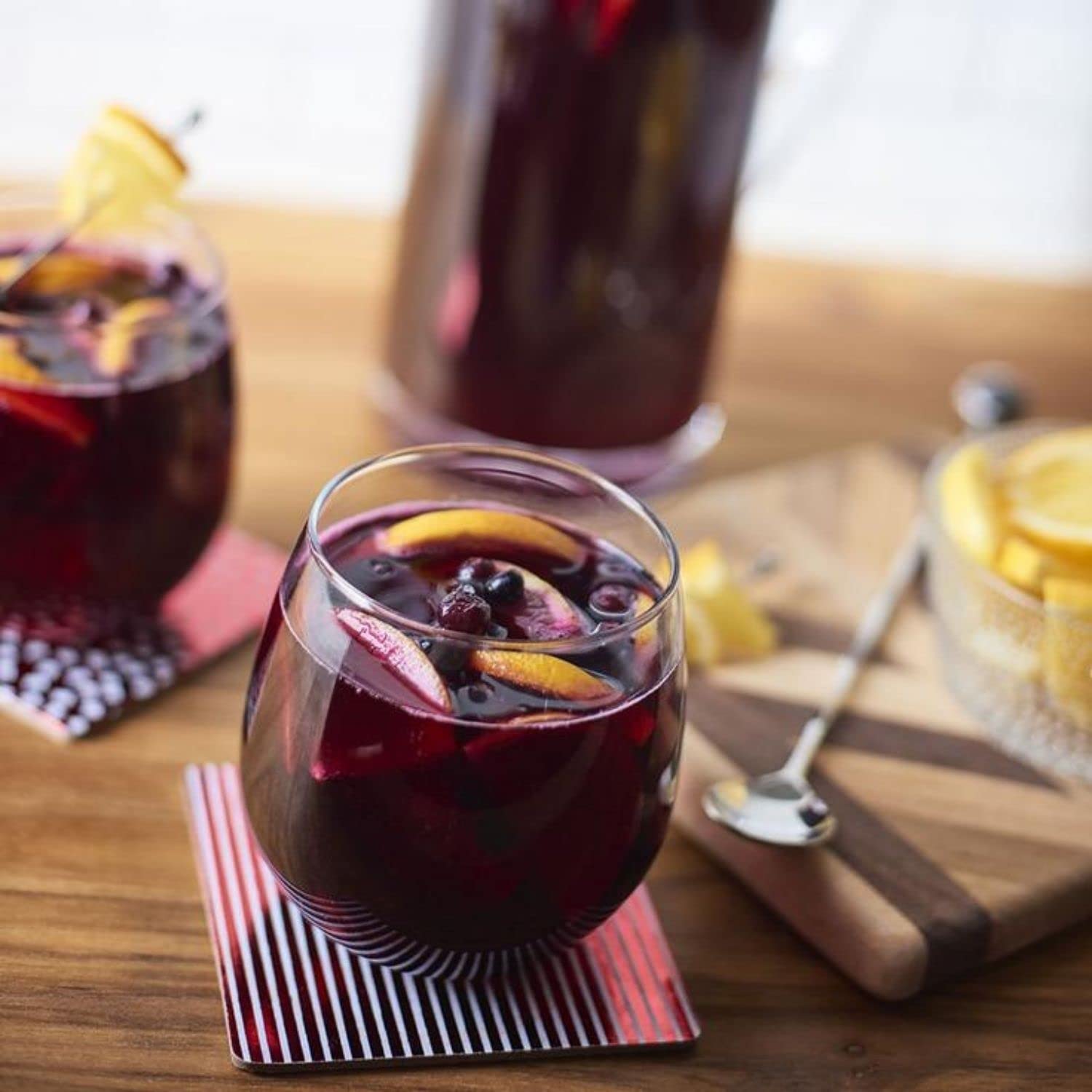 Wyman's three-pack glass bottles display premium 100% juice.