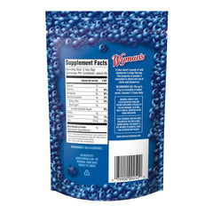 Ground wild blueberries in Wyman’s powder highlighting natural ingredients.