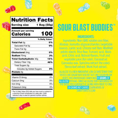 Low-sugar SmartSweetts gummies, easy to enjoy on the go.