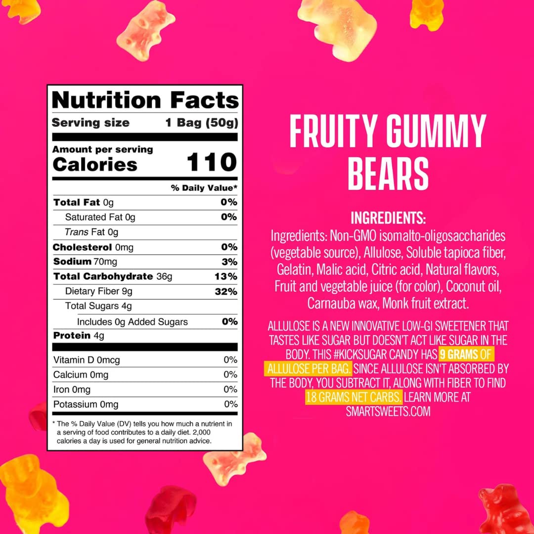 Natural fruit and veggie juice flavors provide vibrant taste in every bite.