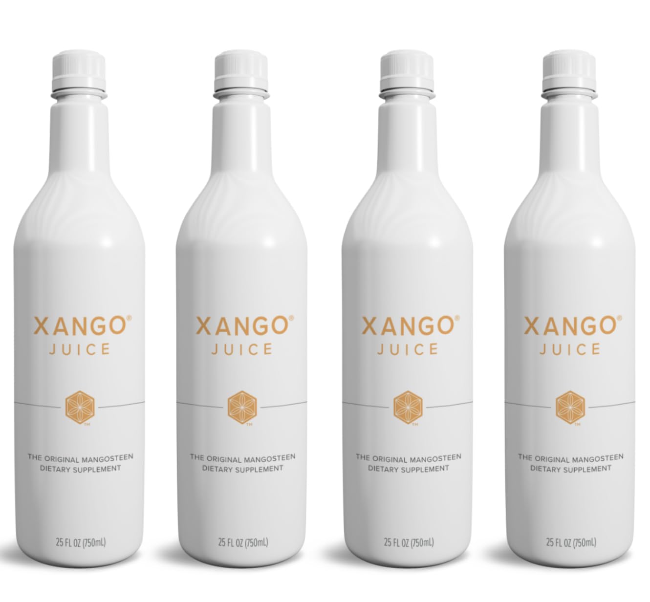 XANGO Mangosteen Juice bottle cap close-up highlighting quality control