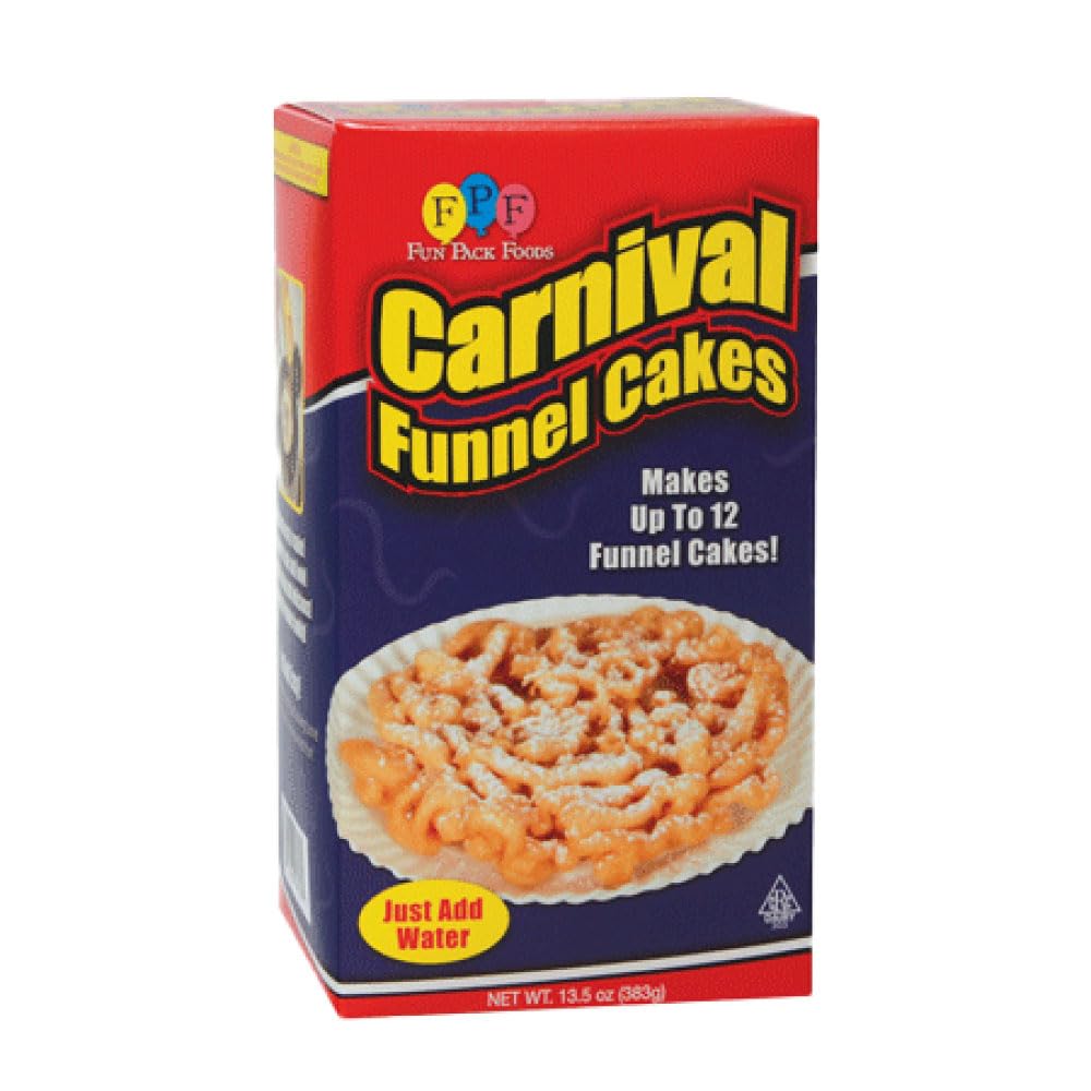 Xcell Carnival Funnel Cake Mix bag ready to pour for a crowd.