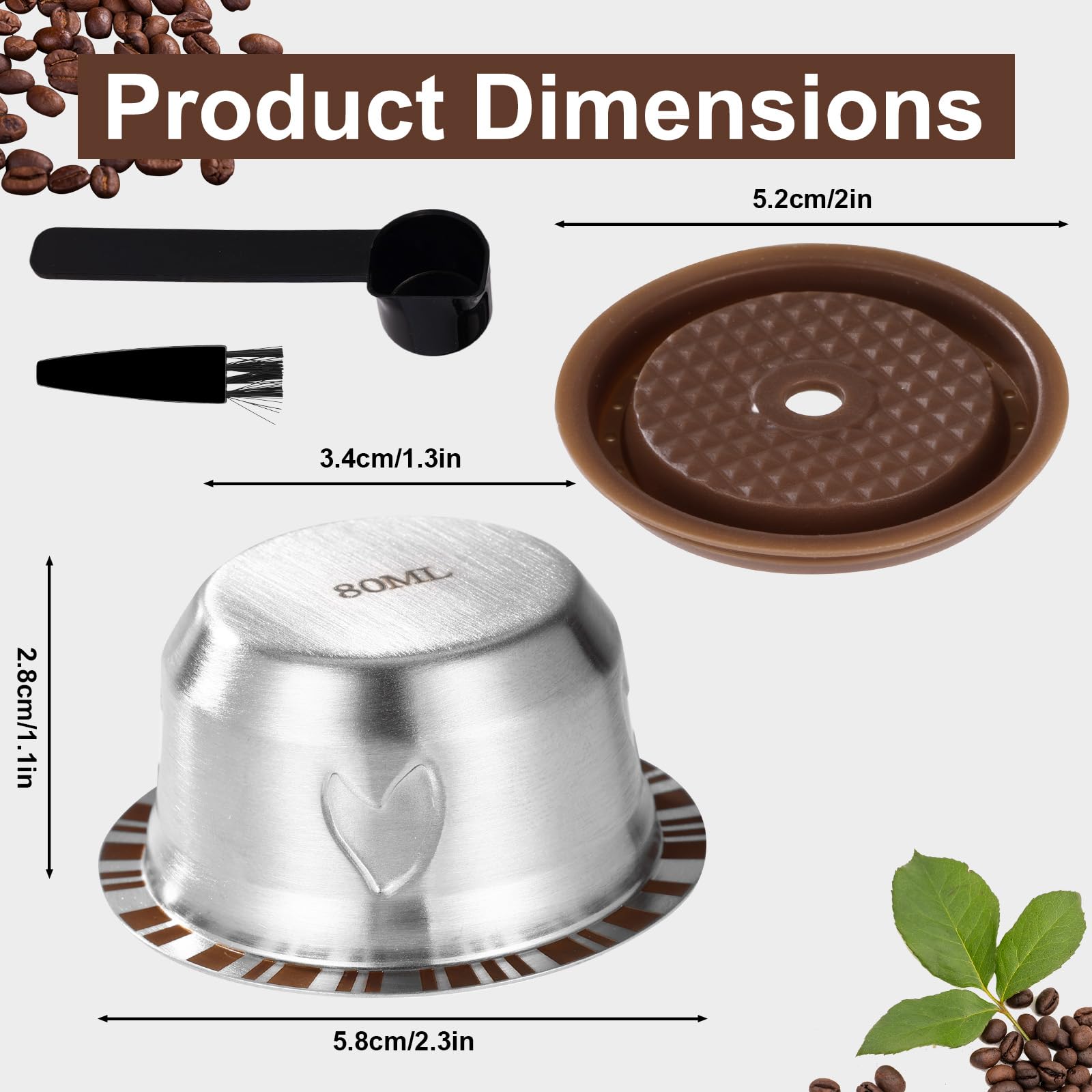 XIHIRCD silicone lid for Vertuo cap preserves aroma during brewing