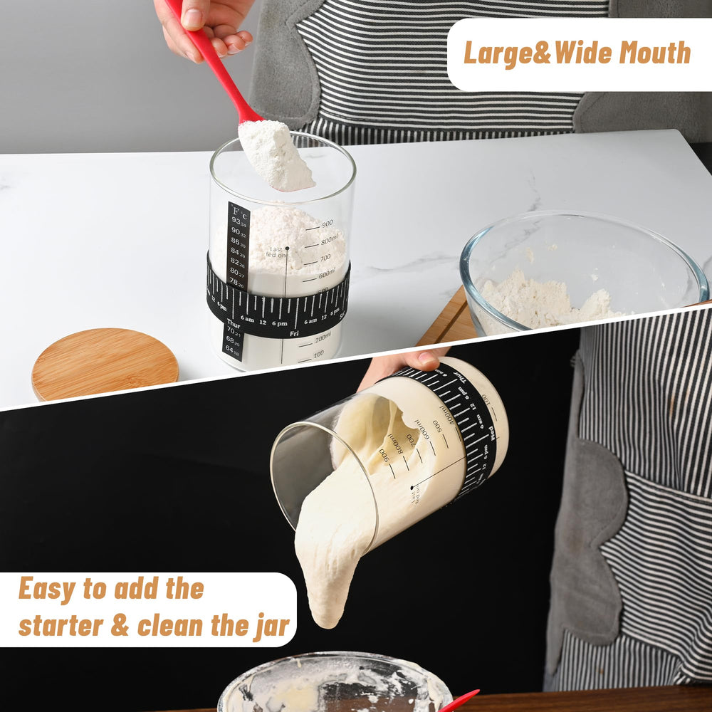 Xileanalee Pro cloth cover demonstrates protective storage for fresh starter.