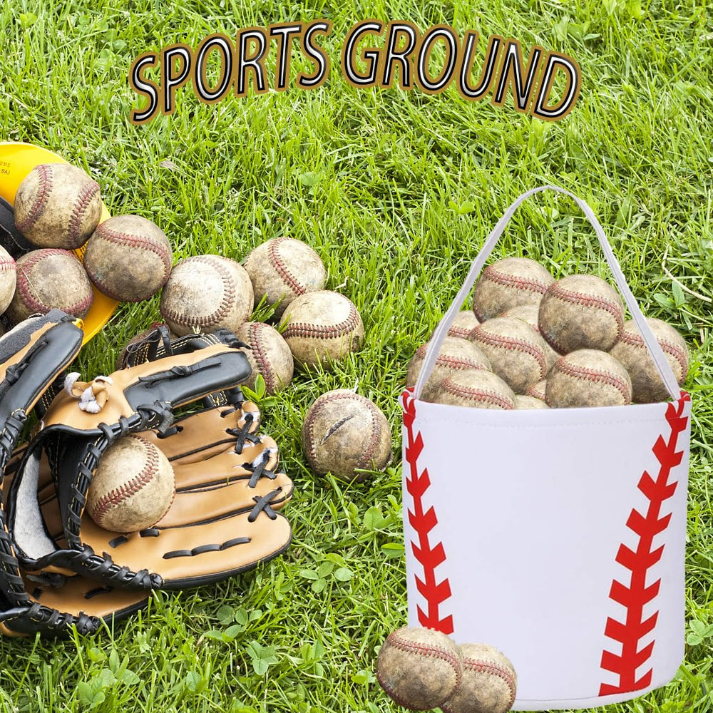 XinblueCo 10x10in canvas bucket complements sports events.