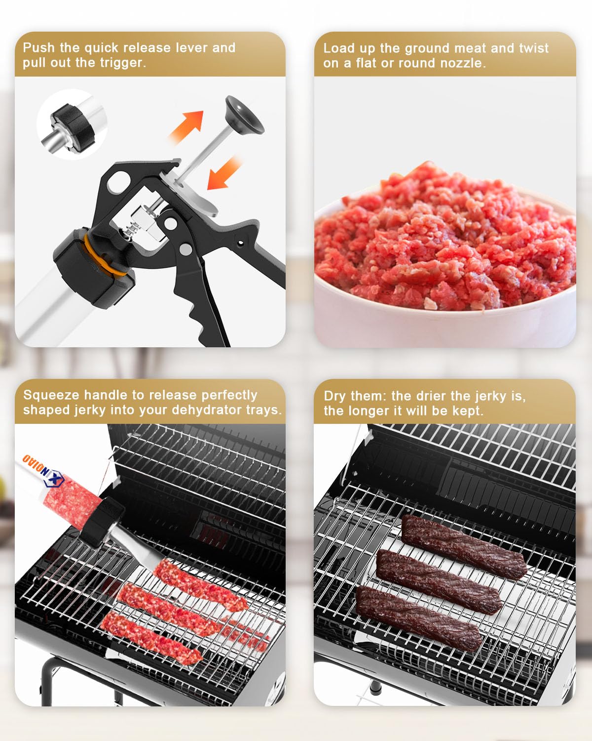 XINQIAO Cleaning brushes included to clean tube and nozzles thoroughly.