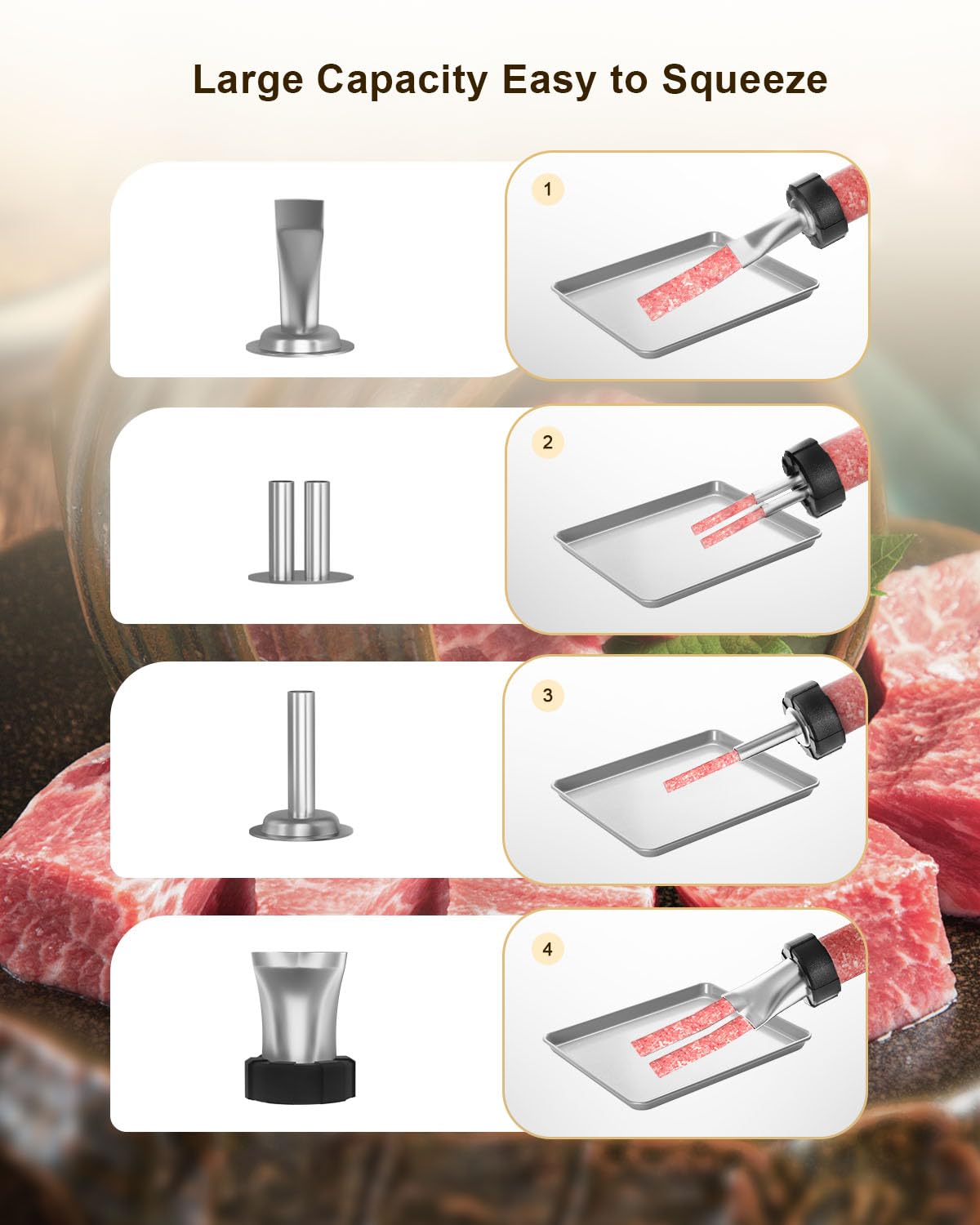 XINQIAO Heavy-duty drive system design enhances durability for jerky making.