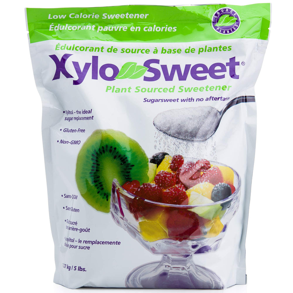 Xlear XyloSweet granules in bag ready for sugar substitution and baking