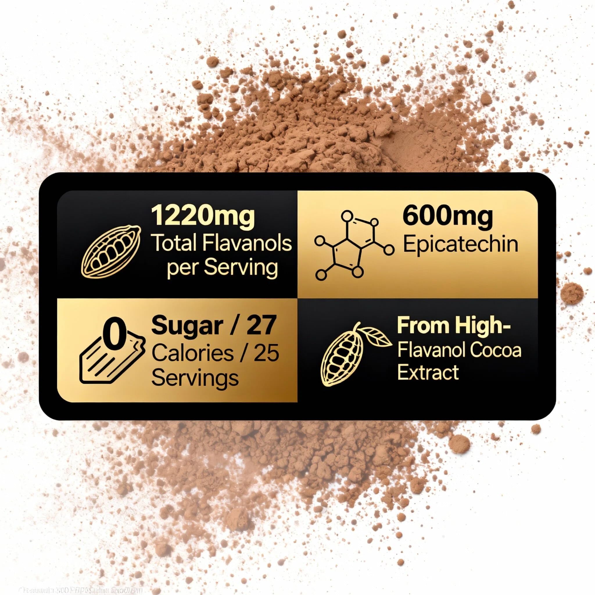XPDGVS cocoa powder in mug ready for a warm, cocoa-rich drink