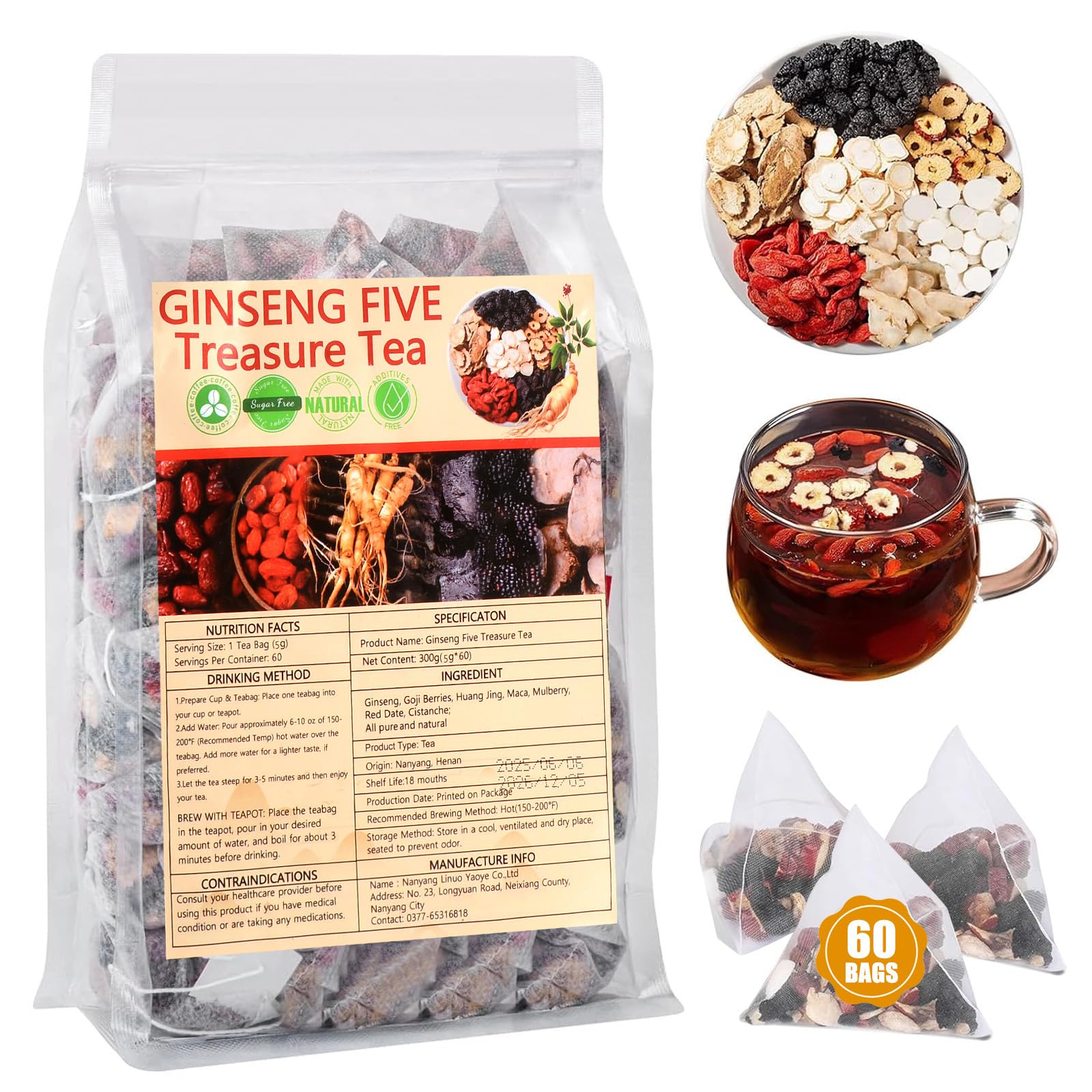 XPIZO Kidney Tea triangular bags for convenient daily brewing.