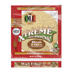 Xtreme Wellness High Fiber tortilla with avocado oil for fiber-rich meals