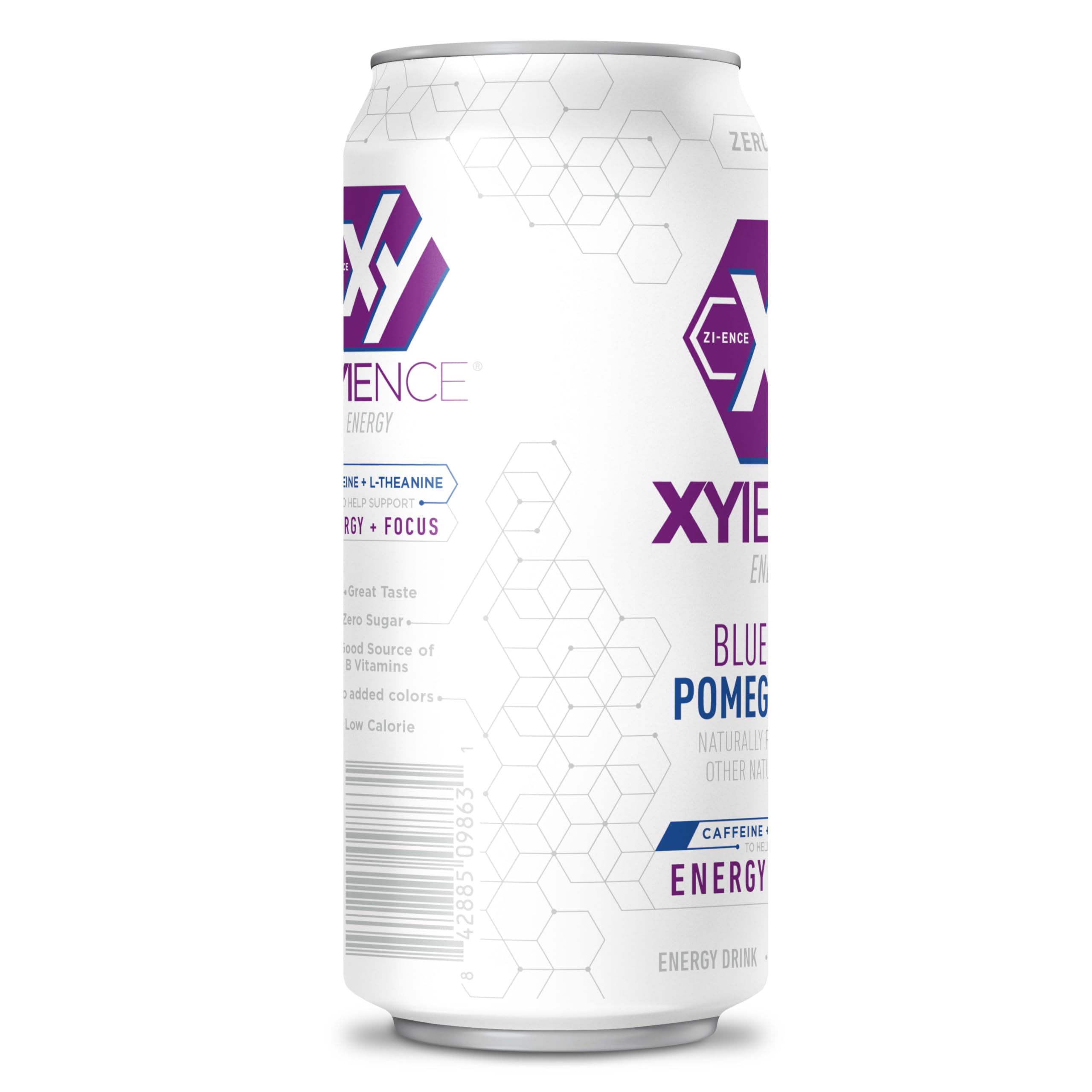 XYIENCE aspartame-free badge indicating a lighter option