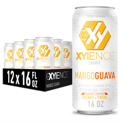 XYIENCE Mango Guava Energy Drink can with tropical flavor for a refreshing lift with zero sugar