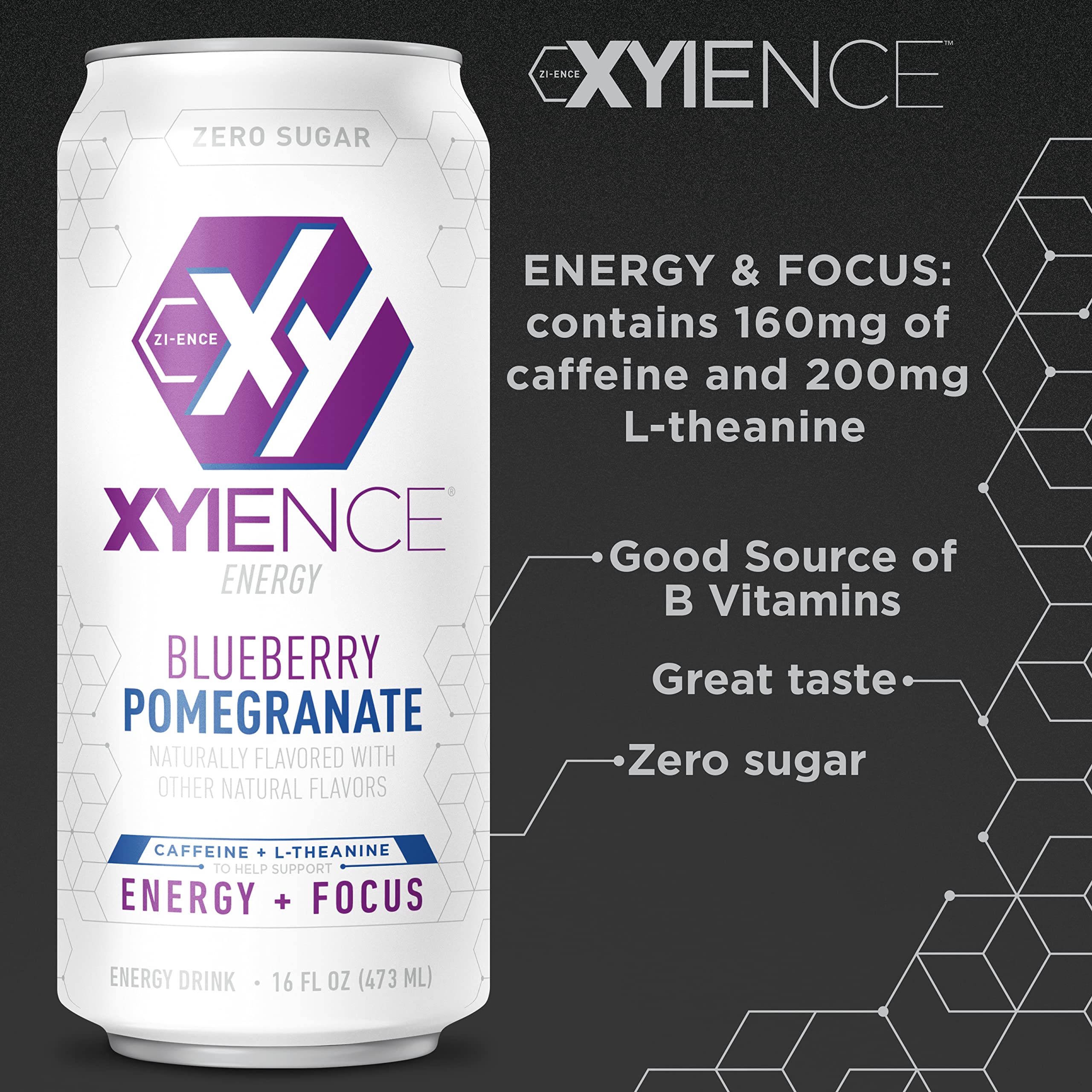 XYIENCE pack of 12 cans for easy sharing and stocking
