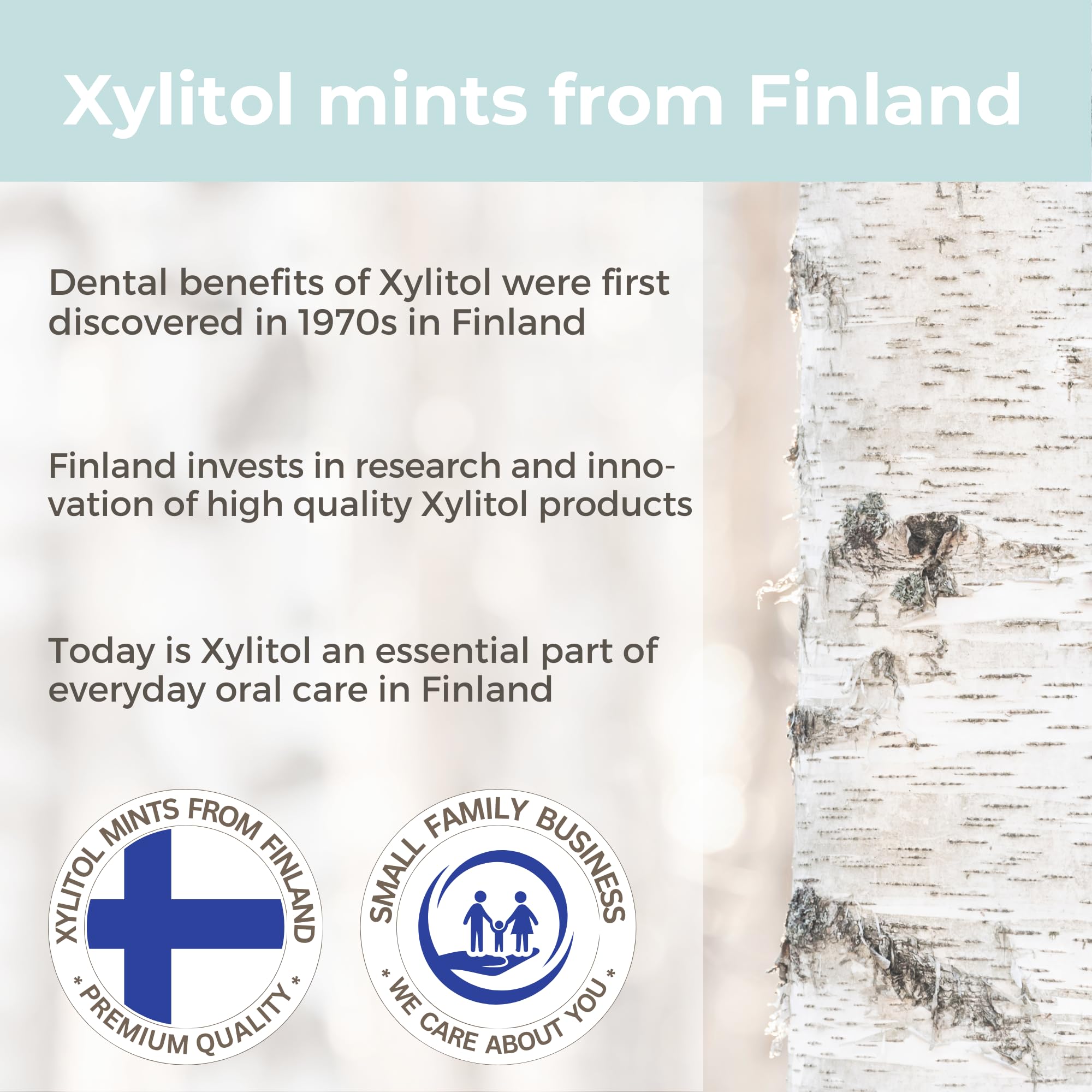 Xylify Happy Teeth mints after a meal for quick refreshment