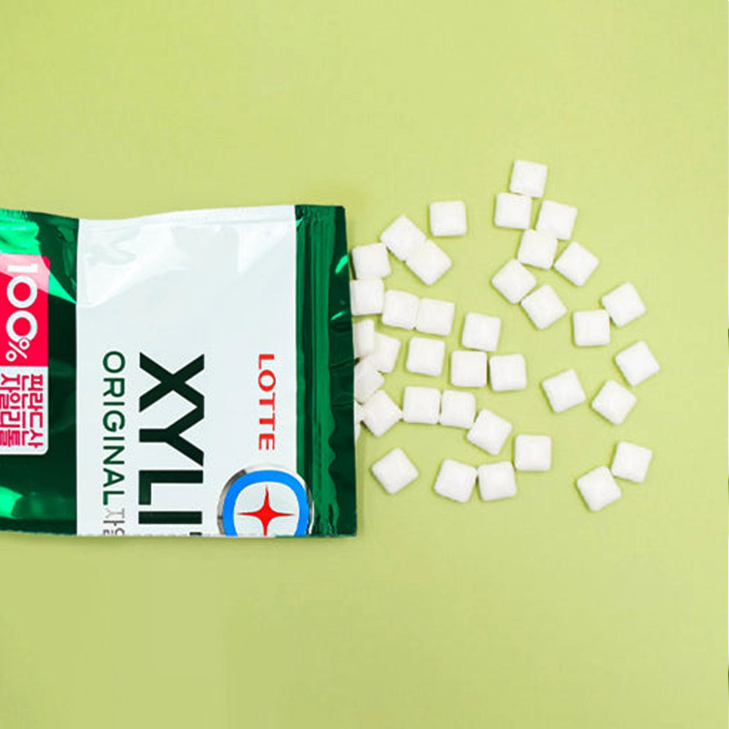 Xylitol Flavor Chewing Gum on-the-go use for fresh breath anytime and anywhere