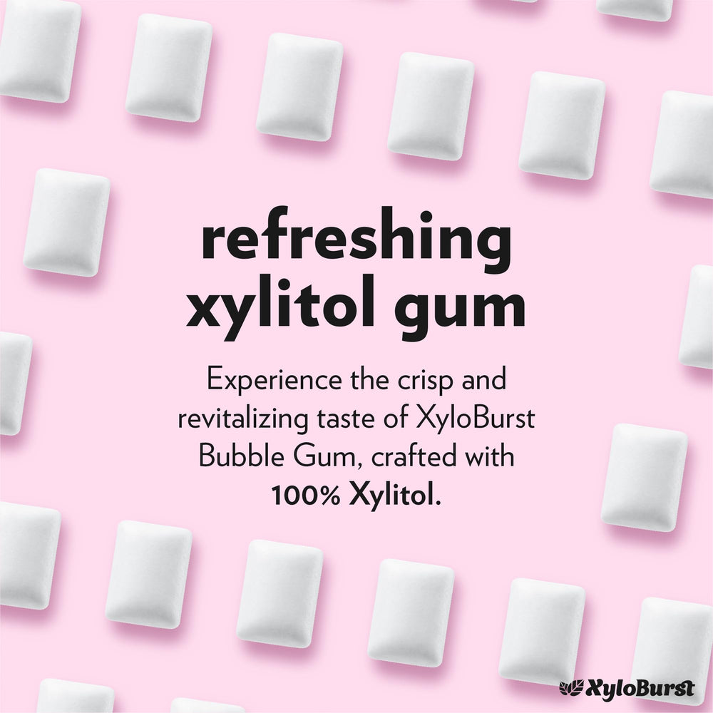 XyloBurst cinnamon gum jar delivers keto-friendly, sugar-free flavor.
