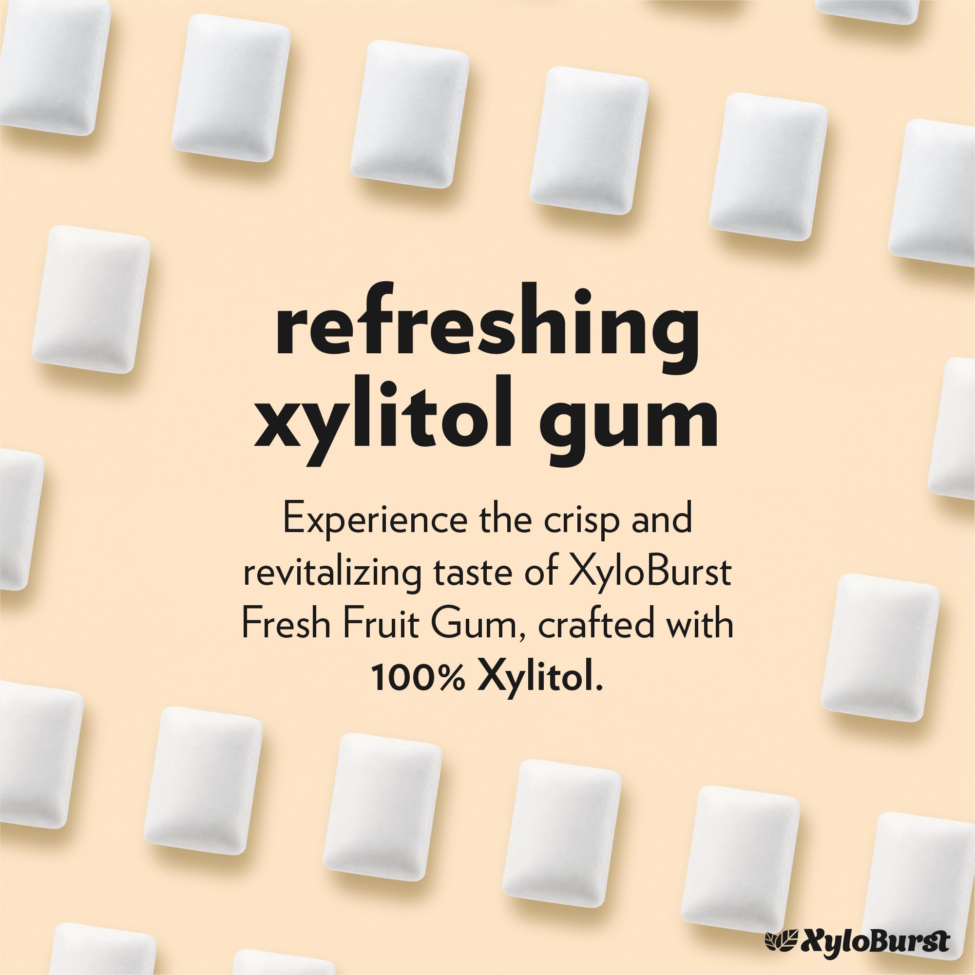 Xyloburst Gum Cinnamon flavor jar bold flavor and clean feel