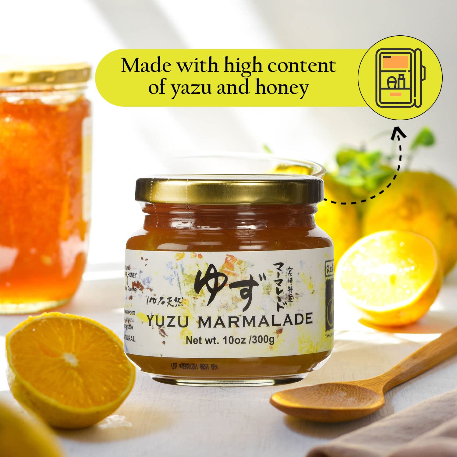 Yakami Orchard Yuzu Marmalade scoop on toast, perfect morning treat