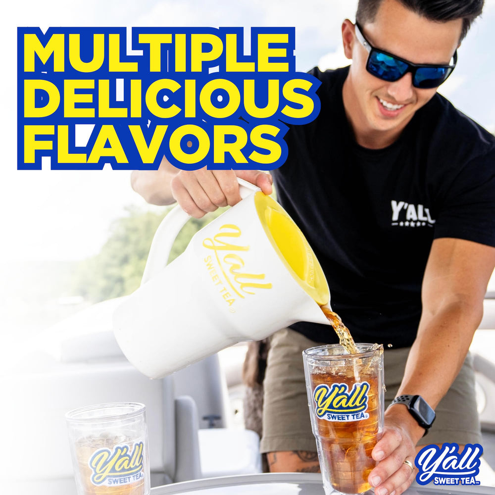 Y'all Sweet Tea peach infusion idea for fruity twists.
