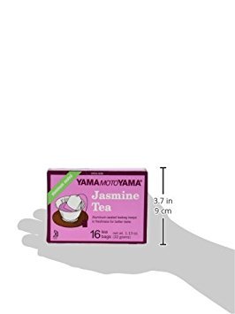 Cup of Yamamotoyama Jasmine Tea brewing with fragrant aroma