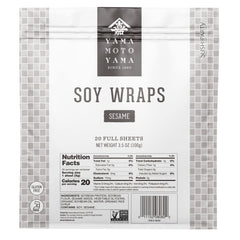 Yamamotoyama Sushi Party sesame wrappers ready for easy sushi making at home.