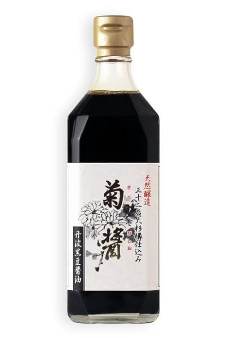 Yamaroku Kiku Bisiho bottle pour for rich umami dipping