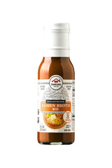 Yamasa artisanal miso ramen broth bottle being poured for rich umami flavor